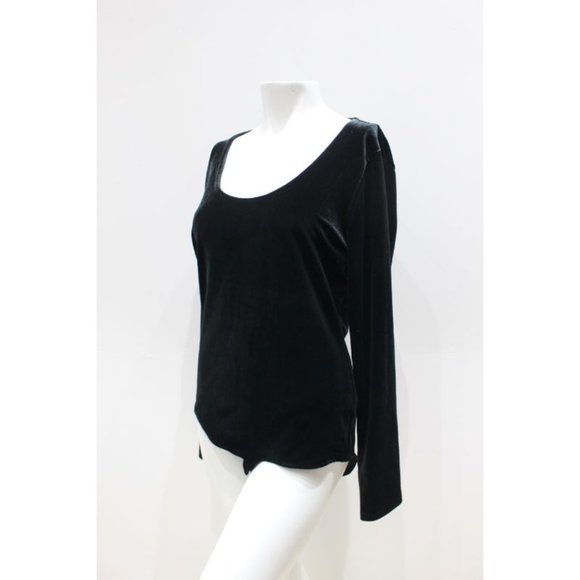J Crew Mercantile long sleeve bodysuit velour L - Picture 2 of 8